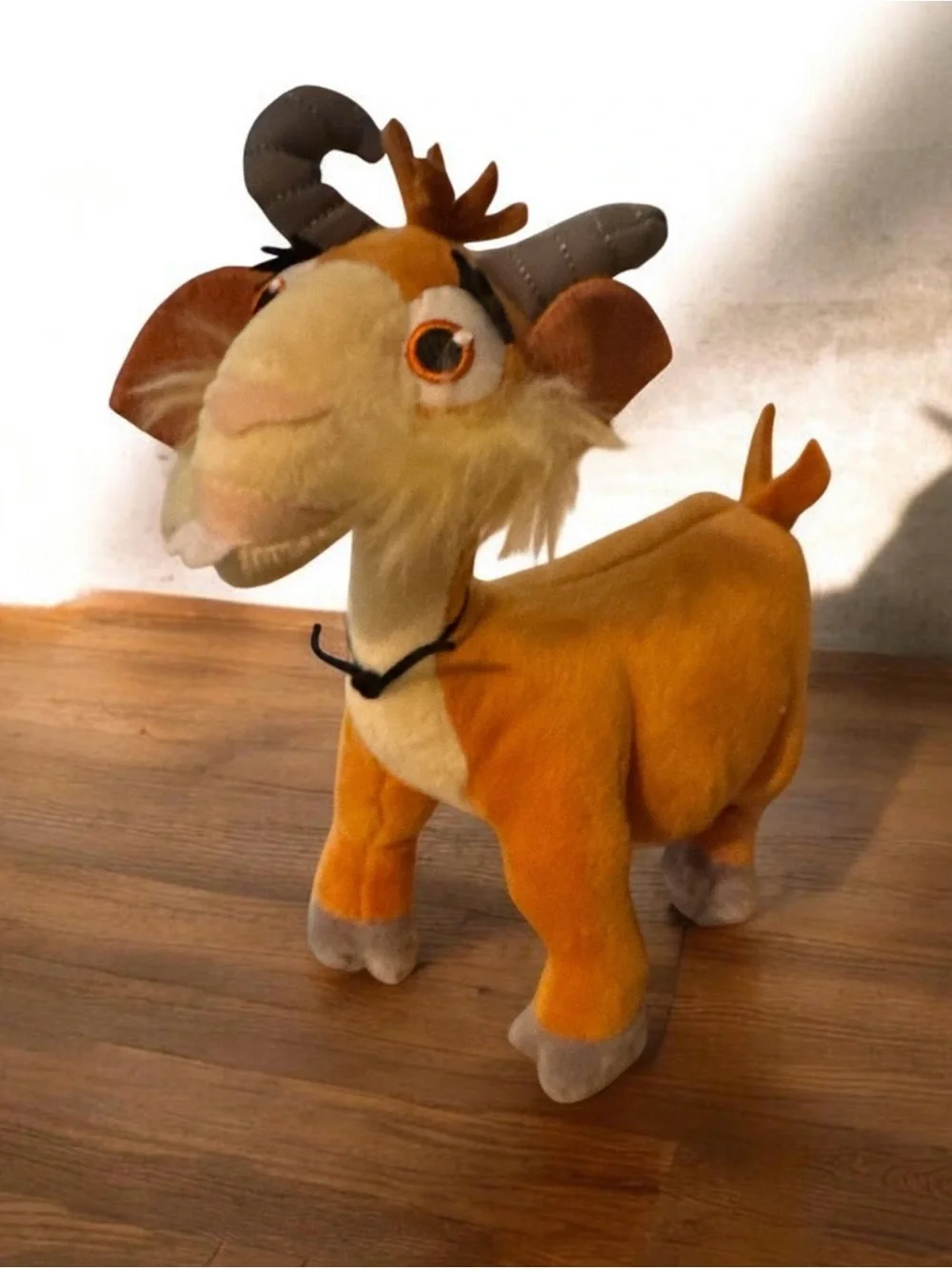 Plush Orange Goat Costume Accessory for Kids